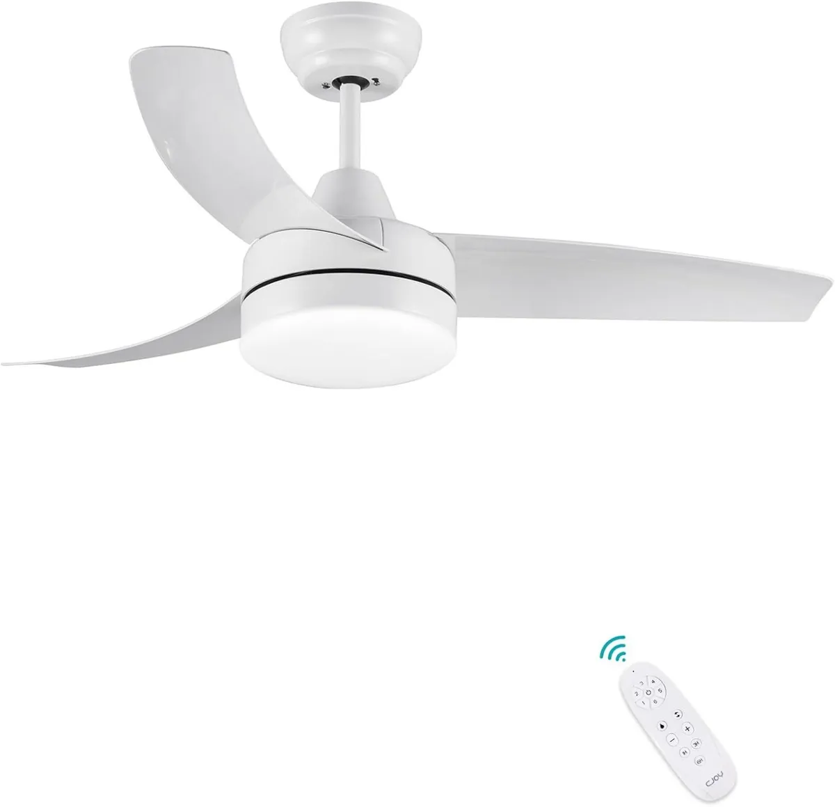 Cjoy Ceiling Fans with Lights Dimmable 42'' Lamps - Image 1