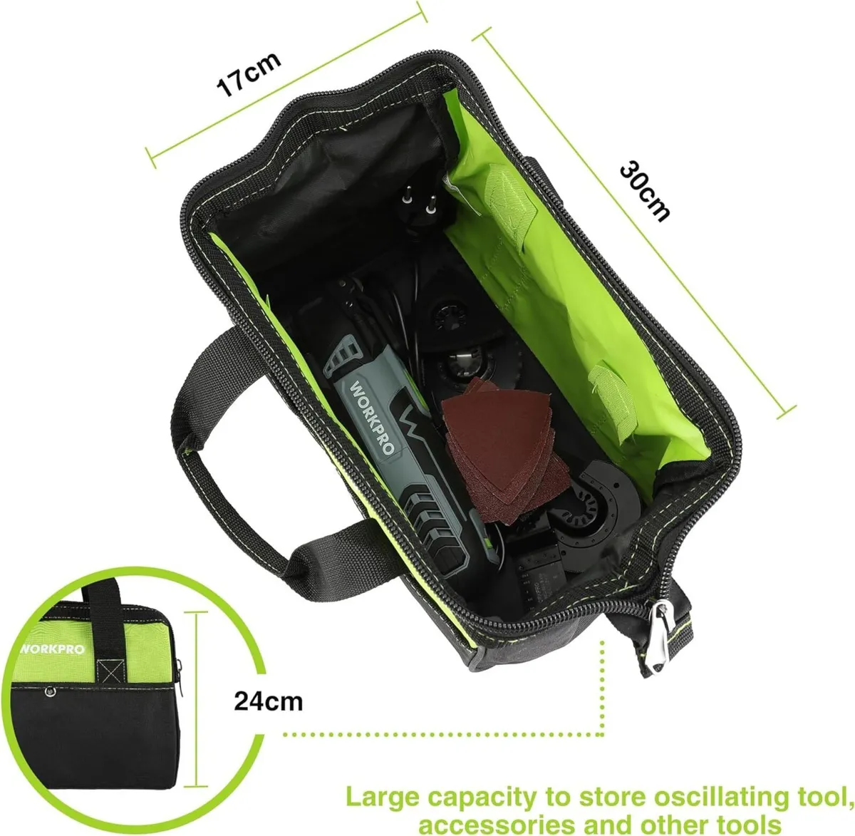 300W Oscillating -Tool Kit 7 Variable Speeds 15 - Image 3