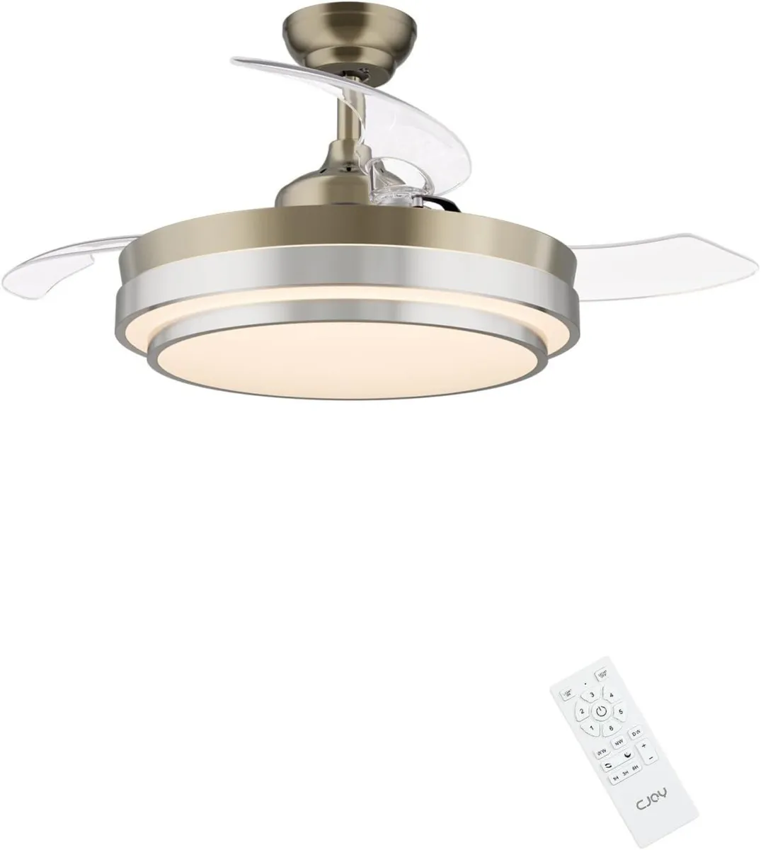 Cjoy Ceiling Fans with Lights and Remote Fan - Image 1