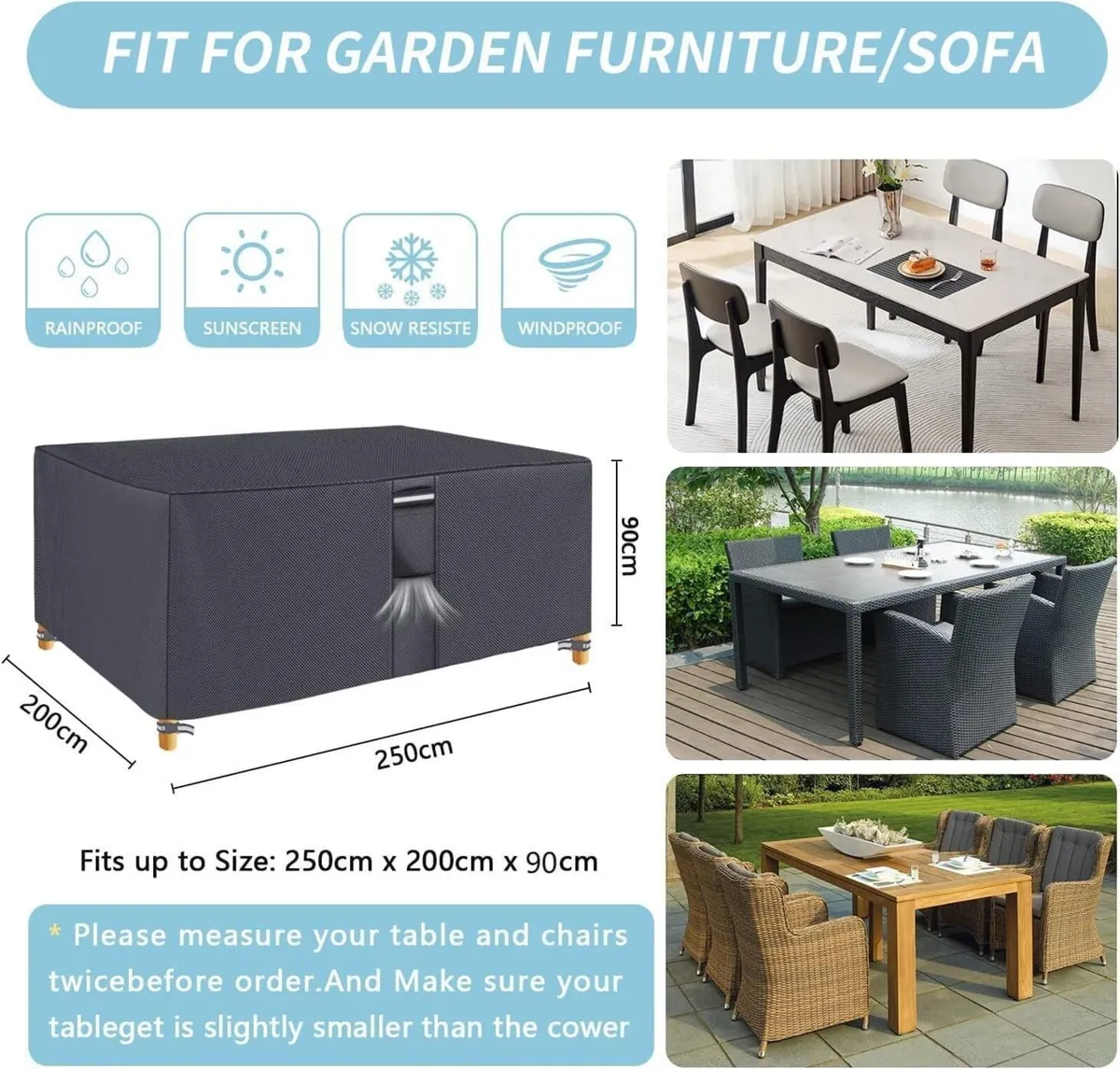 Garden Furniture Covers Waterproof - Image 2