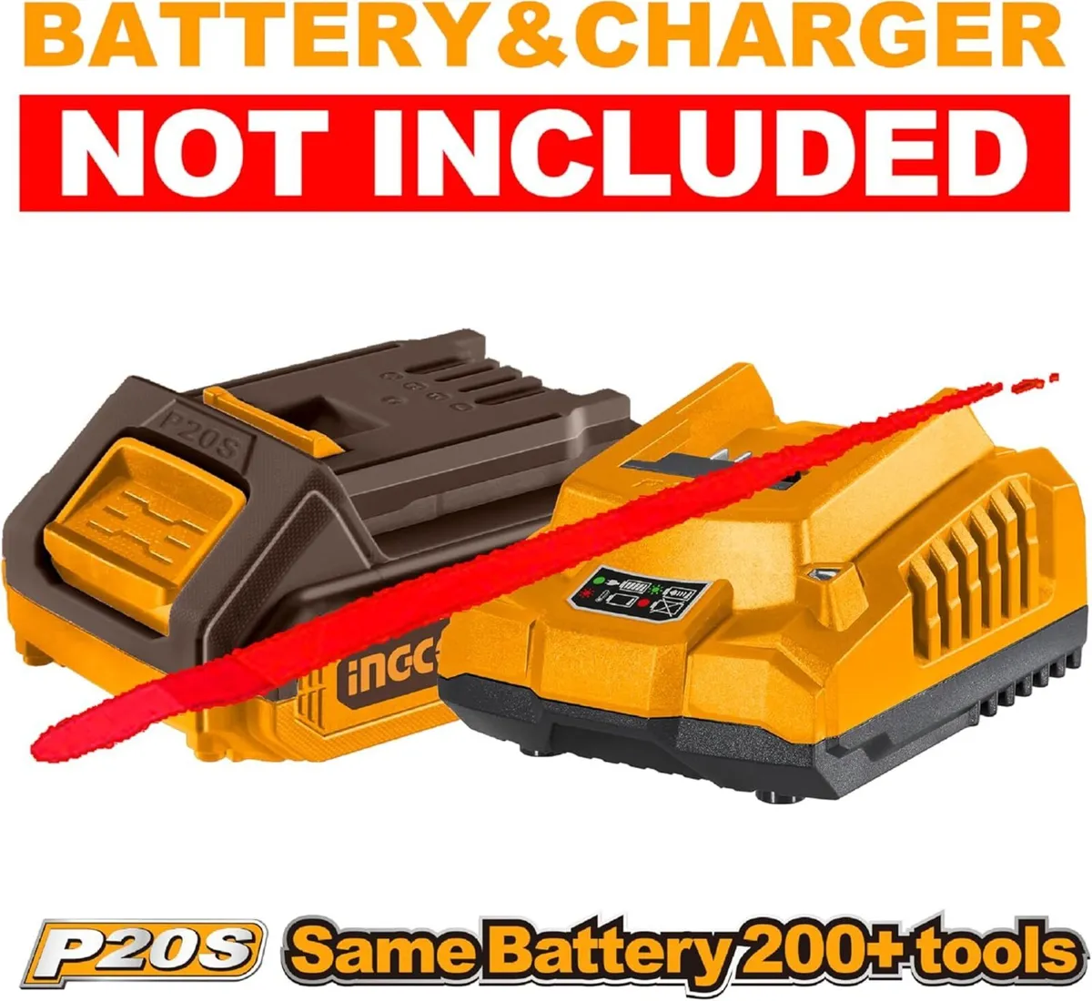 20V Cordless Reciprocating Saw Brushless Motor - Image 3