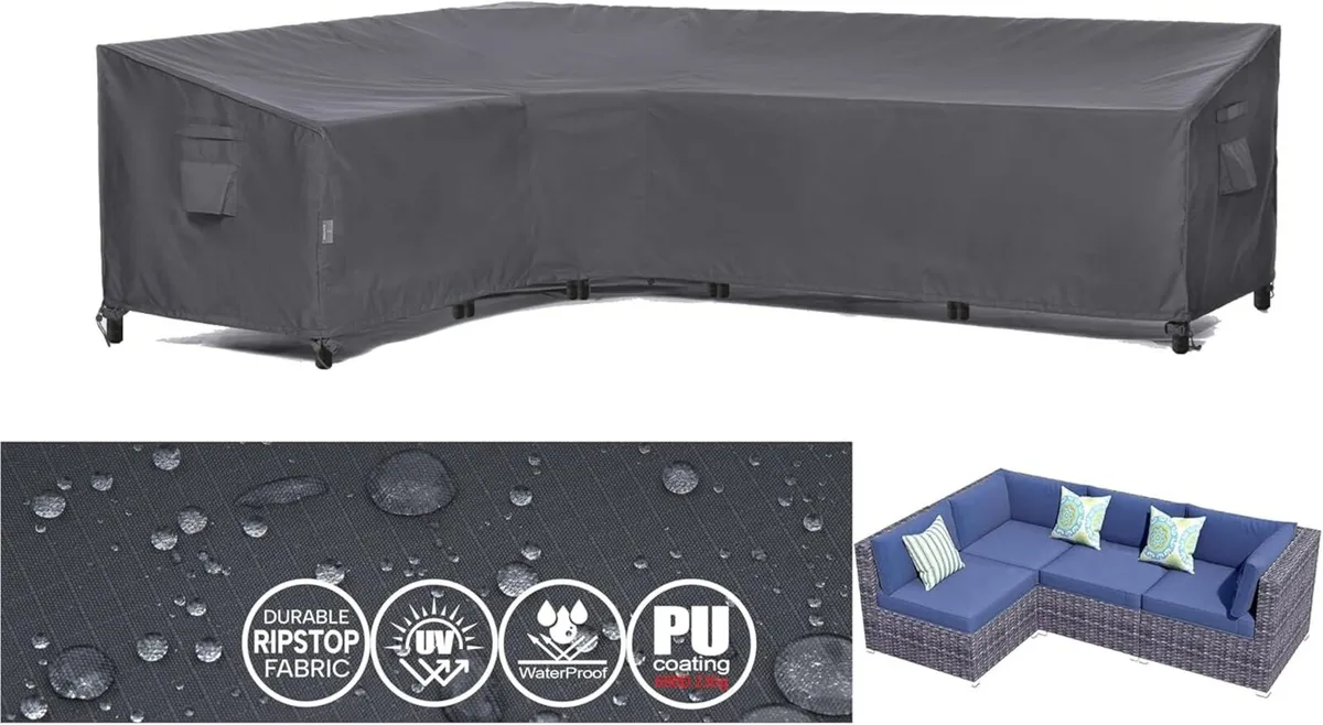 Corner Sofa Cover Waterproof 600d - Image 1