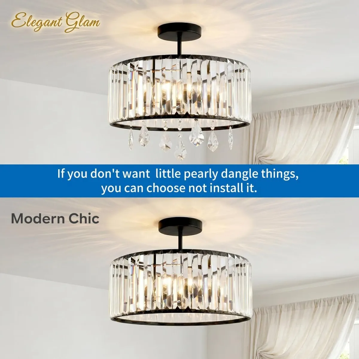 Anwio Ceiling Light Lights Living Room Kitchen - Image 3