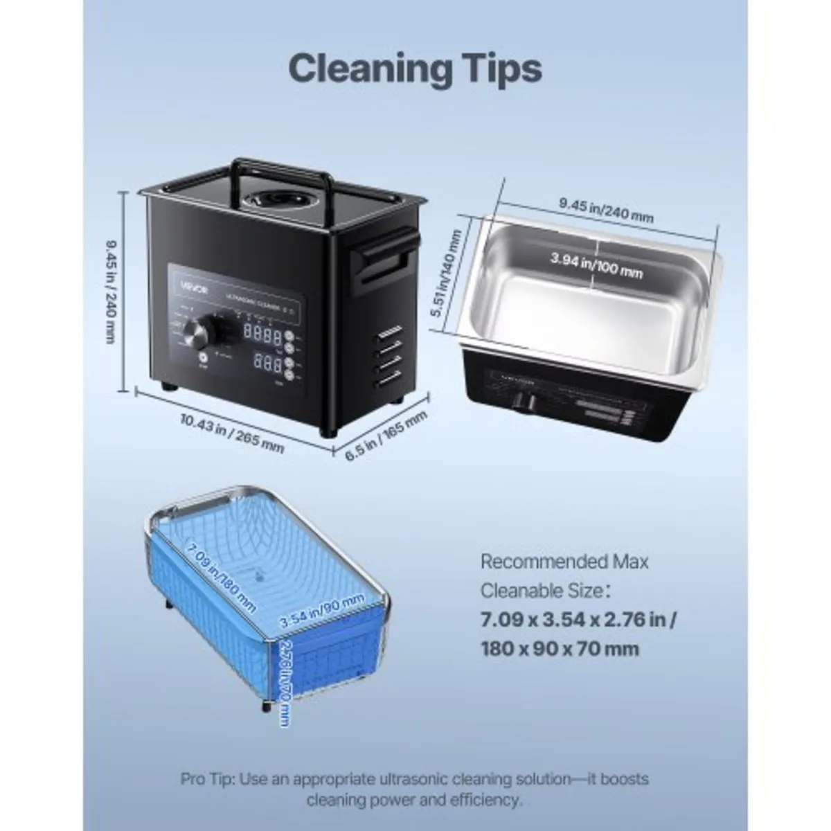 3L Ultrasonic Cleaner, Professional Ultrasonic Cle - Image 3