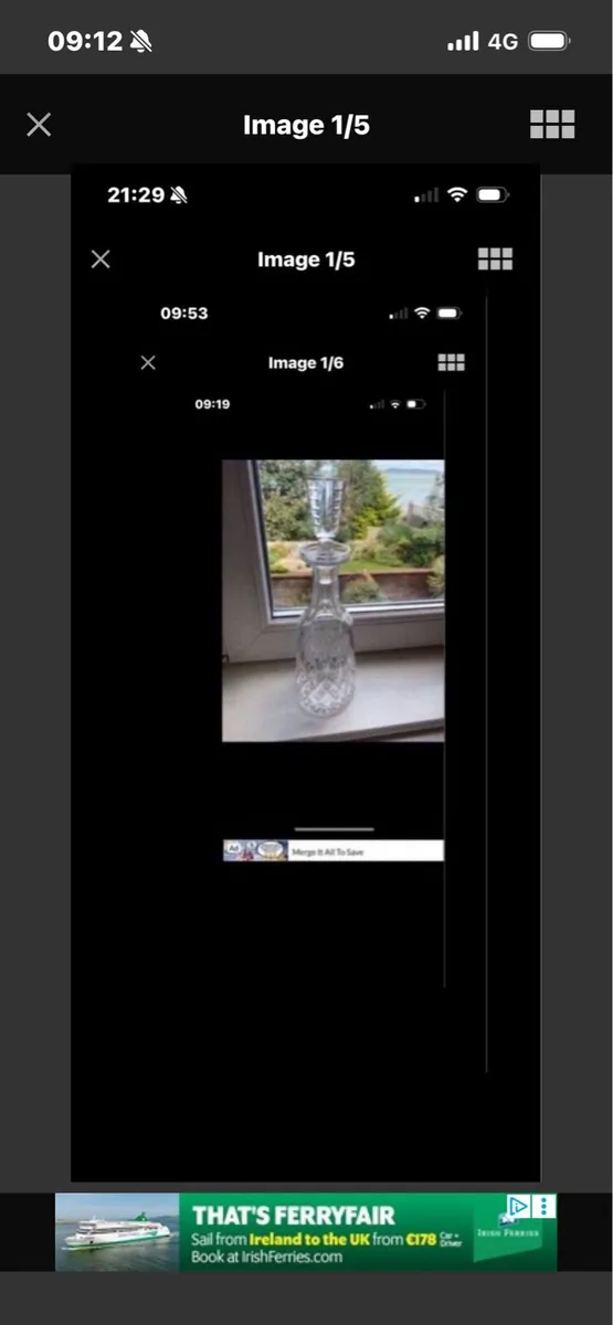Vintage Waterford Crystal Lismore Decanter - Image 1