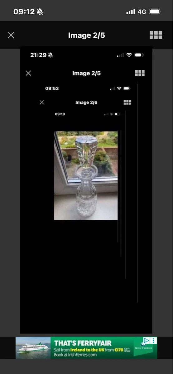 Vintage Waterford Crystal Lismore Decanter - Image 2
