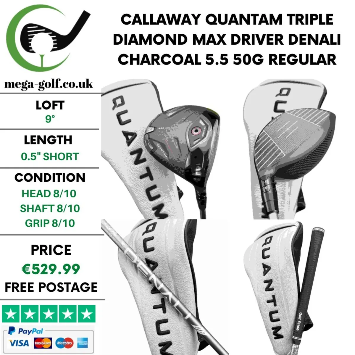 Callaway Quantam Triple Diamond Max Driver / 9° - Image 1