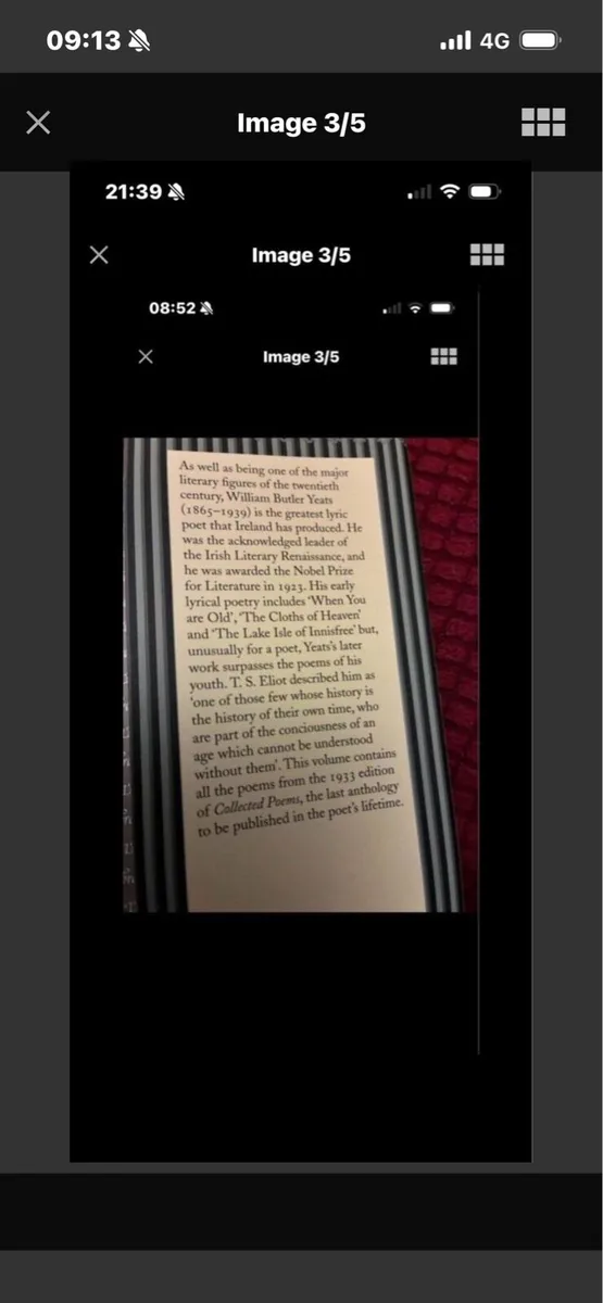 Collected Poems of WB Yeats - Image 3