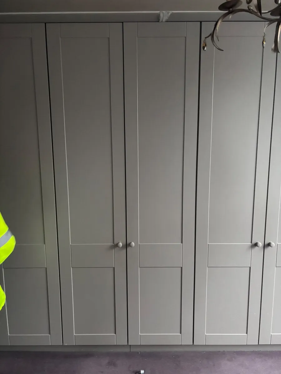 4 large built in wardrobes - Image 1