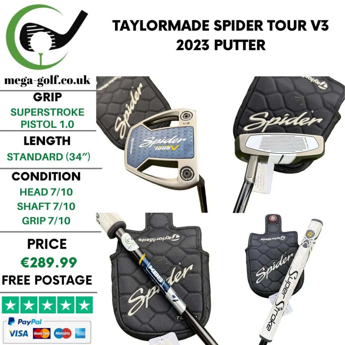 Taylormade Spider Tour V3 2023 Putter / 34'' - Image 1