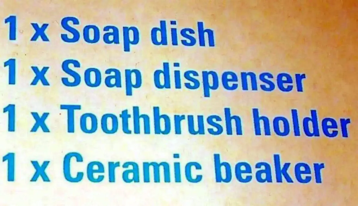 BNIB Bathroom Set - Image 4