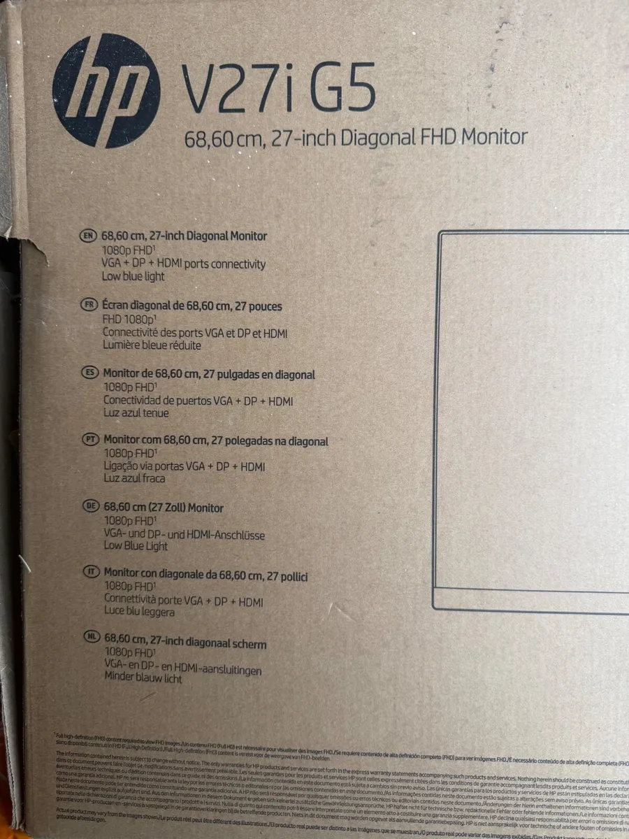 HP V27iG5 Diagonal Monitor - Image 4