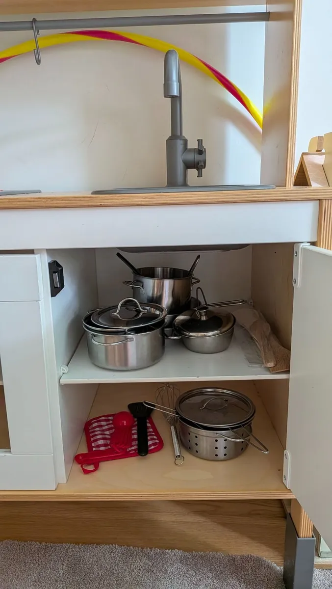 Kids' Play Kitchen + Accessories - Image 2