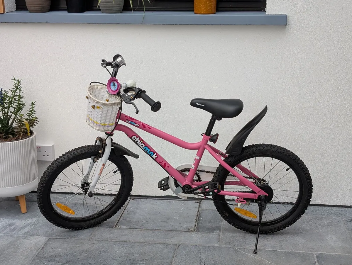 18 Inch Chipmunk Kids Bike, like new - Image 1