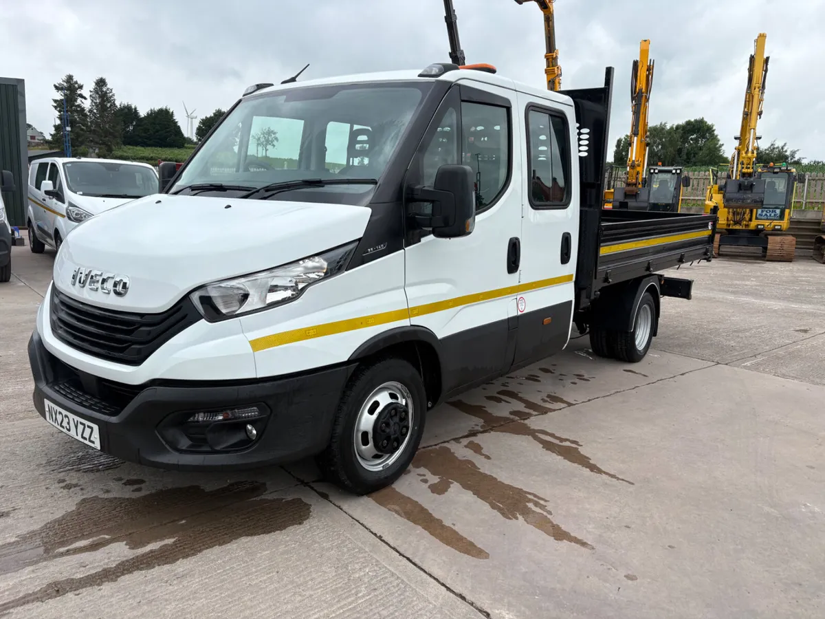 2023 Iveco Daily crew cab Tipper Finance Arranged - Image 4
