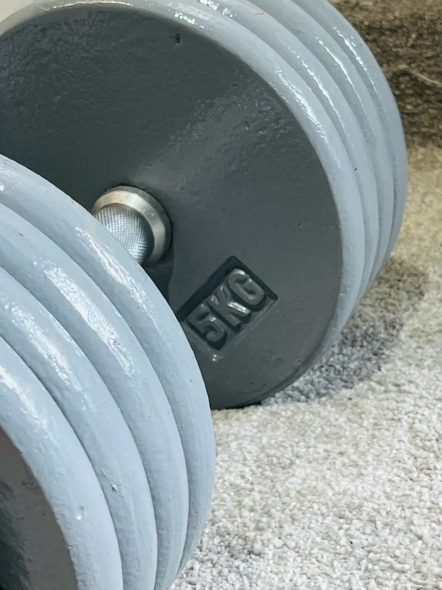 2 X 44KG DUMBBELLS TOTAL 88KG - Image 2