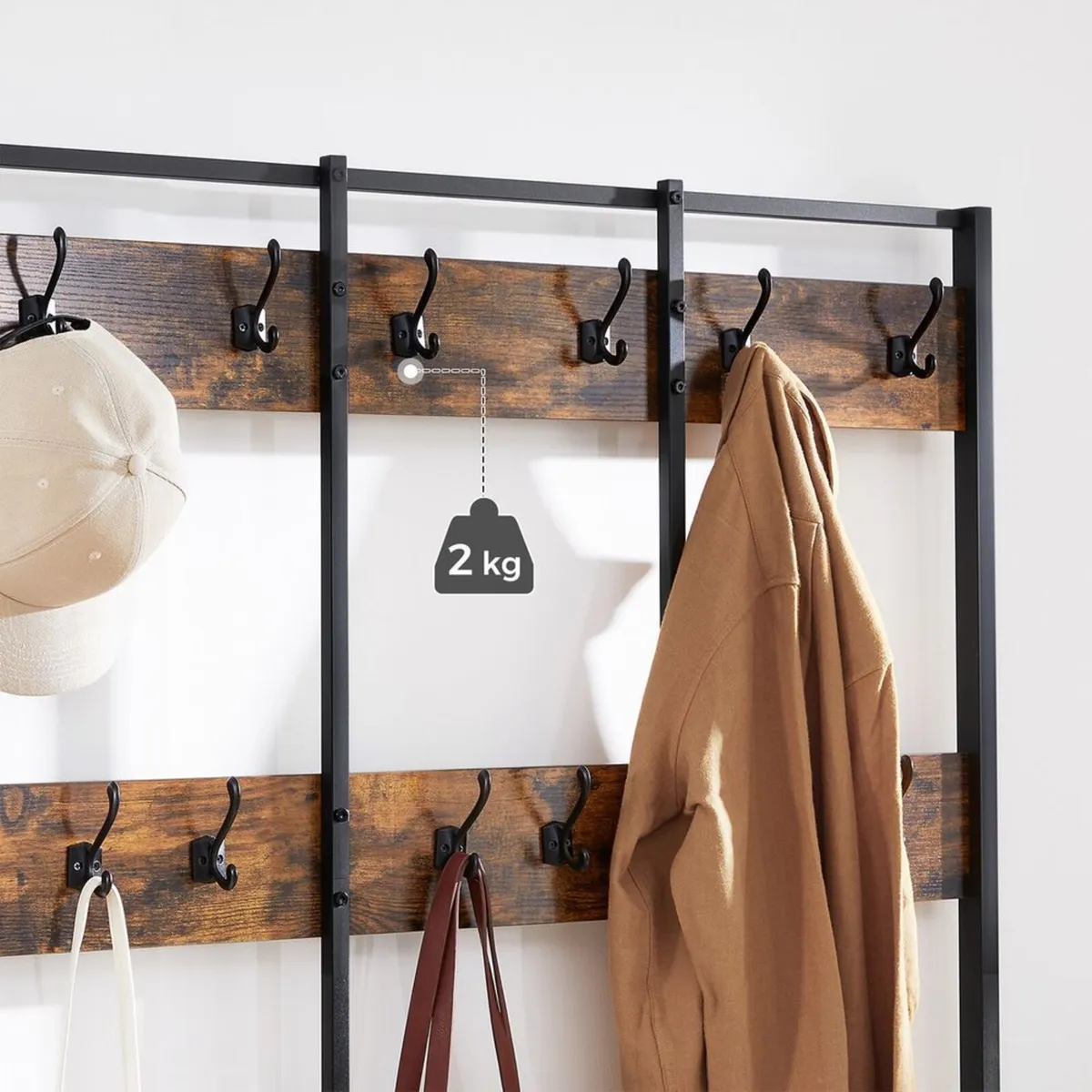 Industrial coat rack stand - FREE P&P - Image 2