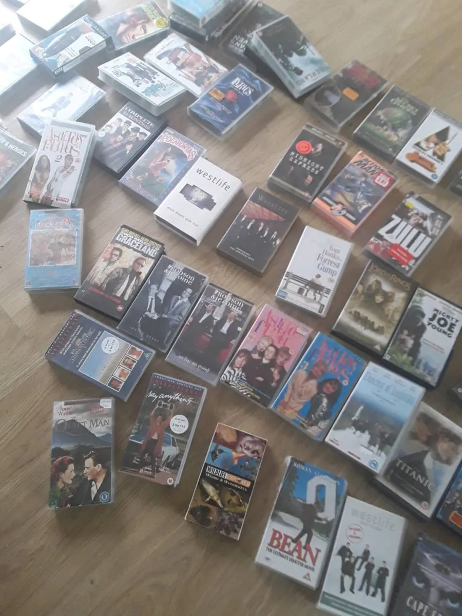 Vhs over 200 bargain 100e for the lot - Image 1