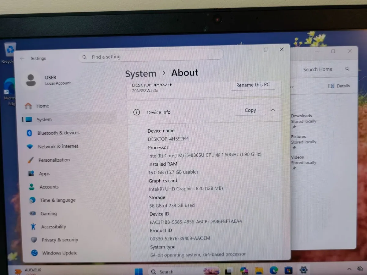 Lenovo ThinkPad T490 Intel i5 8th Gen | 16GB RAM | - Image 3