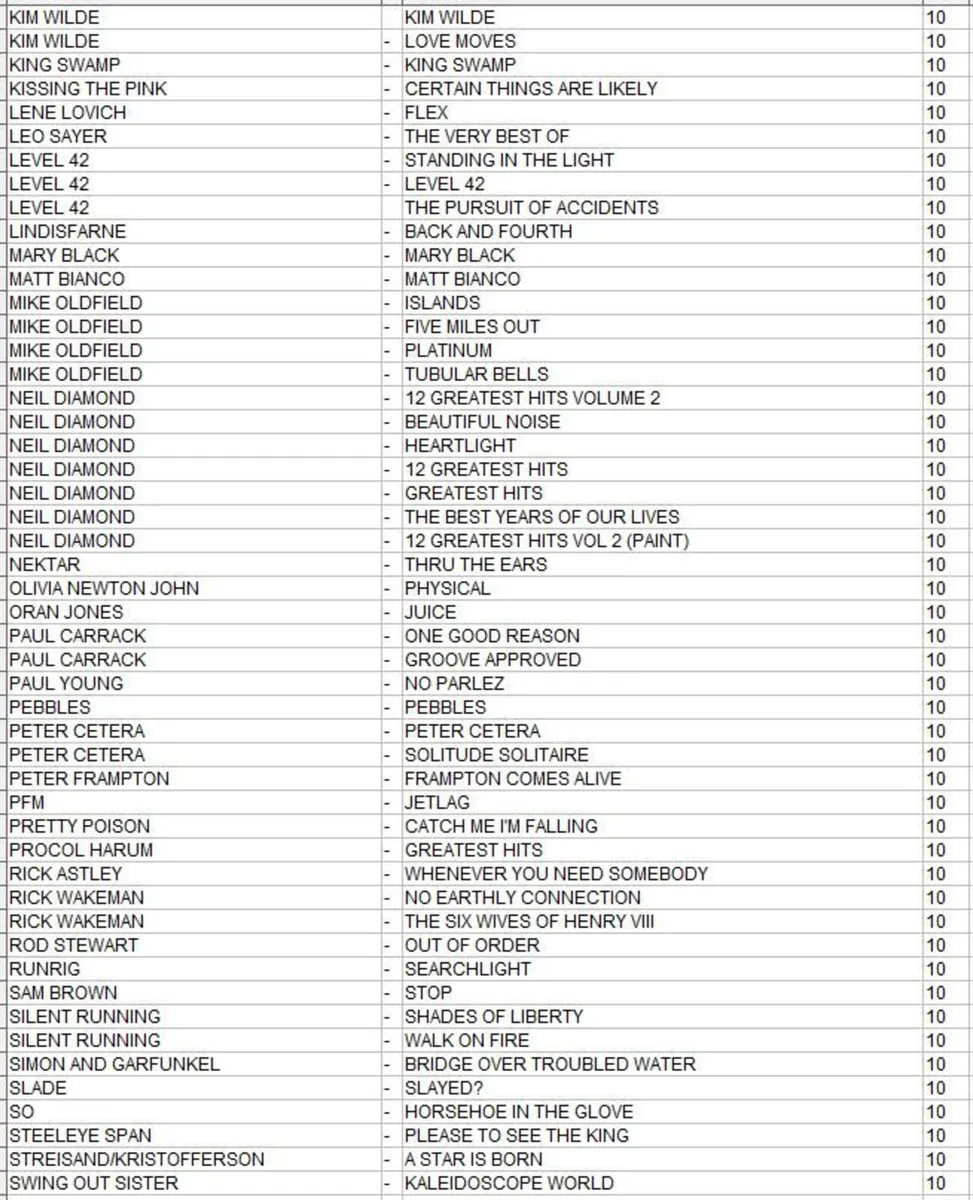 Round Up of Approx 400 Vinyl Records for sale - Image 4