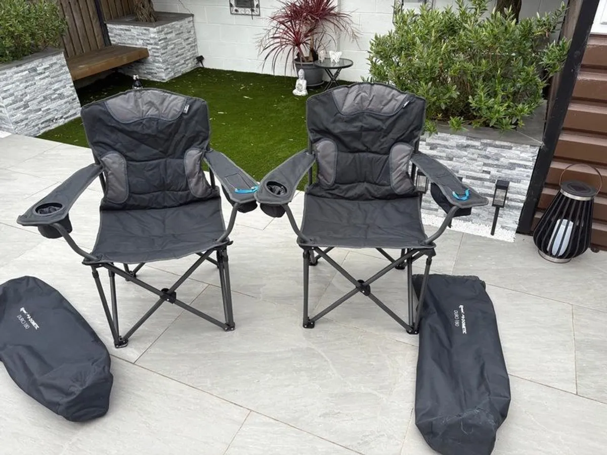 Quality Camping chairs x 2 - Image 1