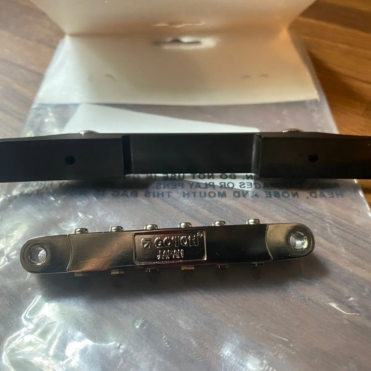 Gretsch Adjusto-Matic Bridge Ebony Base - Image 4