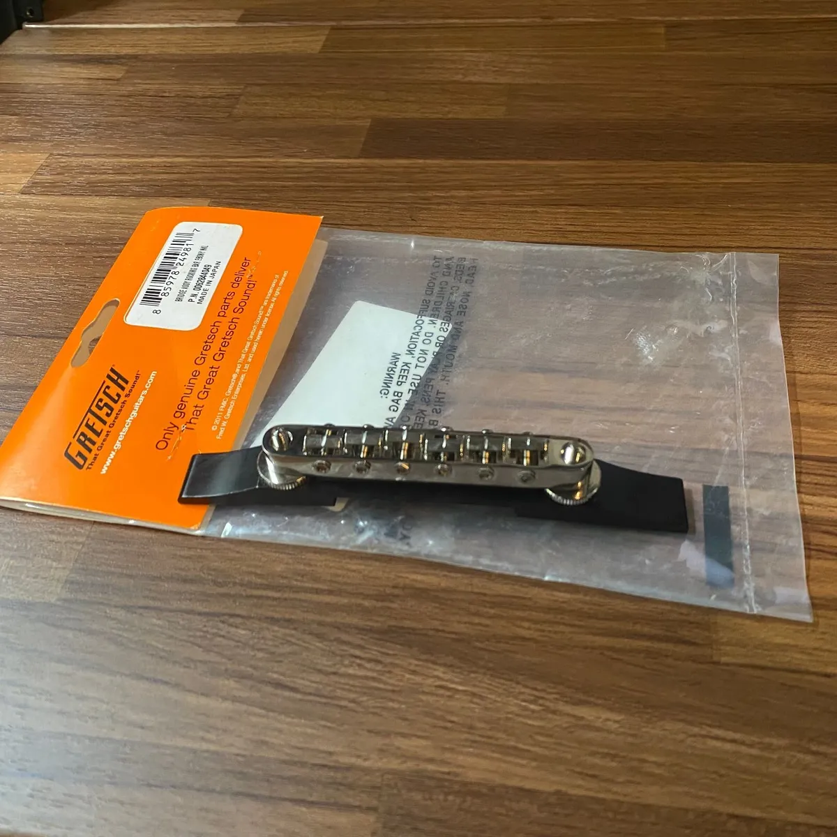 Gretsch Adjusto-Matic Bridge Ebony Base - Image 2