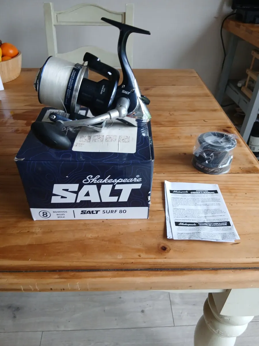 Shakespeare Salt Surf 80 Reel + Tidewater 10ft ro - Image 3