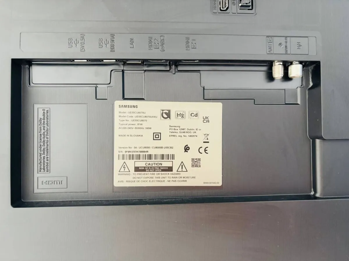 Samsung U8000 55” Crystal 4K Smart TV - Image 2
