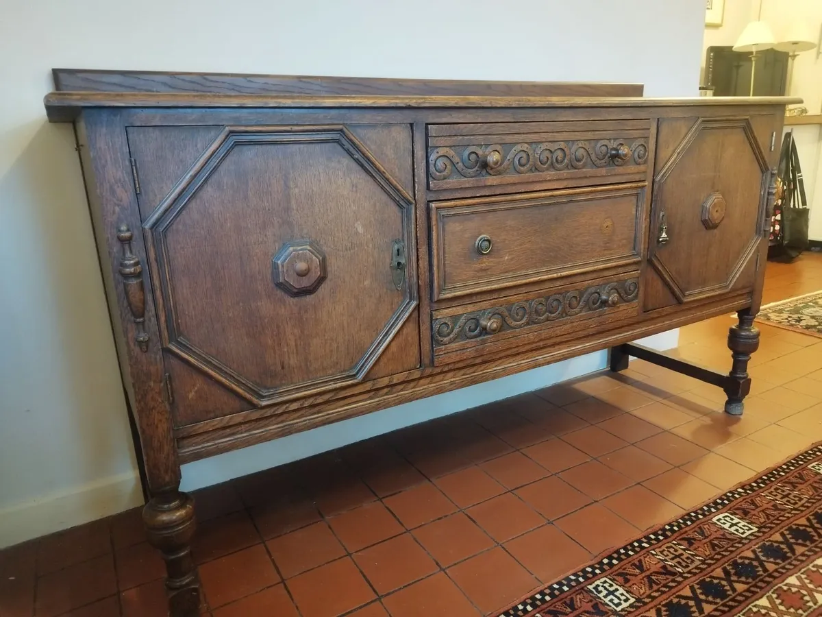 Sideboard Dresser Antique - Image 4