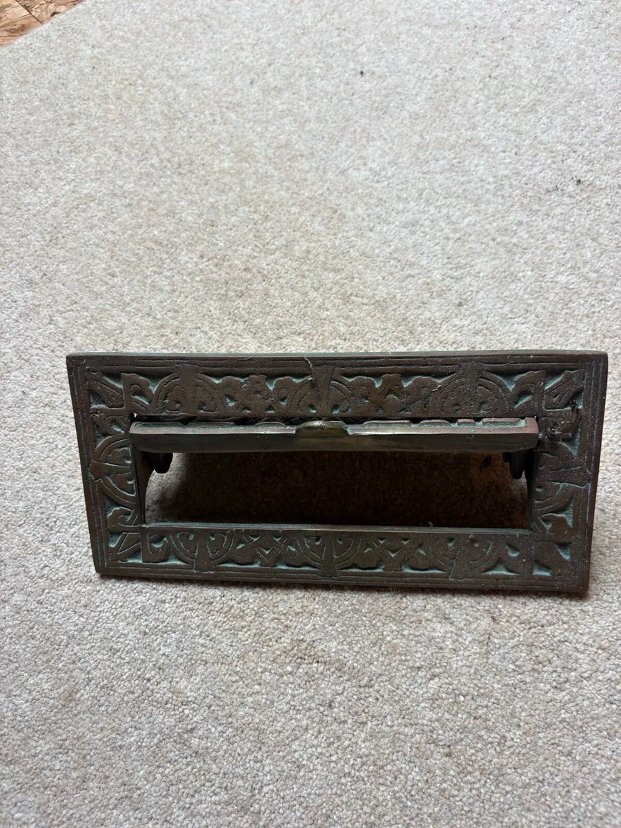 Vintage Brass Letter Box - Image 3