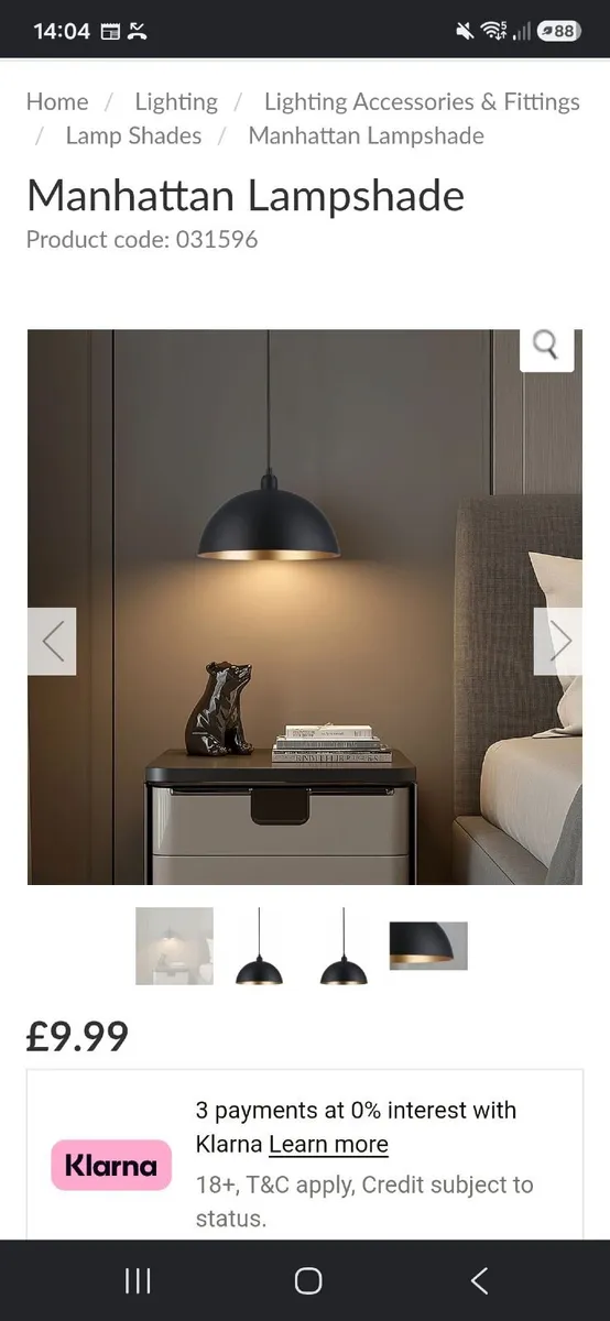 Lampshades x 2 - Image 1