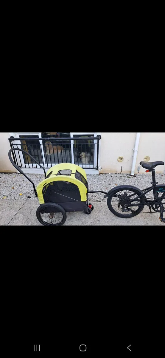 Dog bike trailer Dog stroller - Image 1