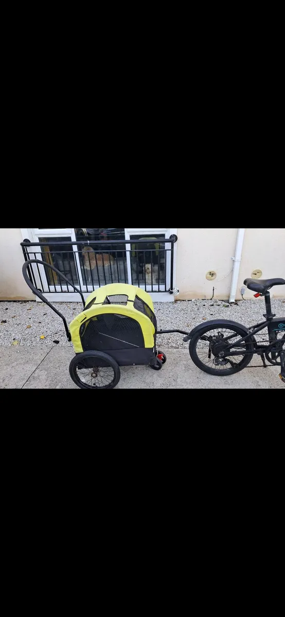 Dog bike trailer Dog stroller - Image 2