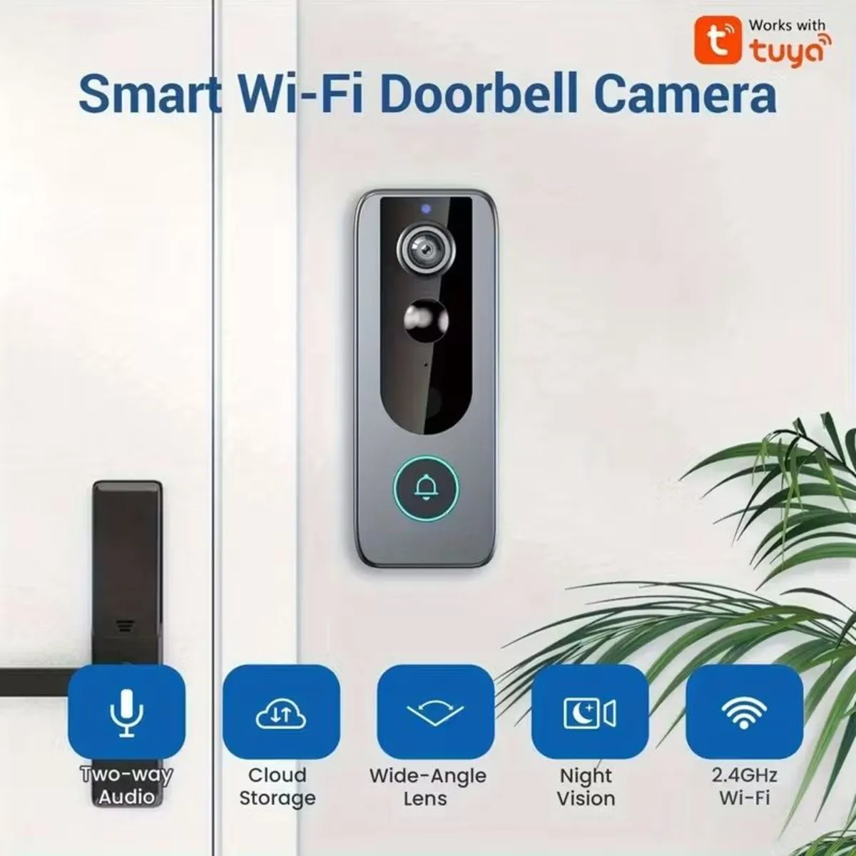 Doorbell Wireless Video with 2K HD Security Camera - Image 2