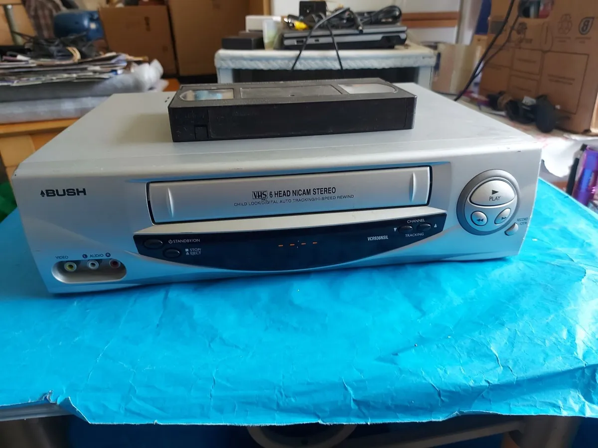BUSH 6 Head Nicam Stereo VHS Video Recorder - Image 1