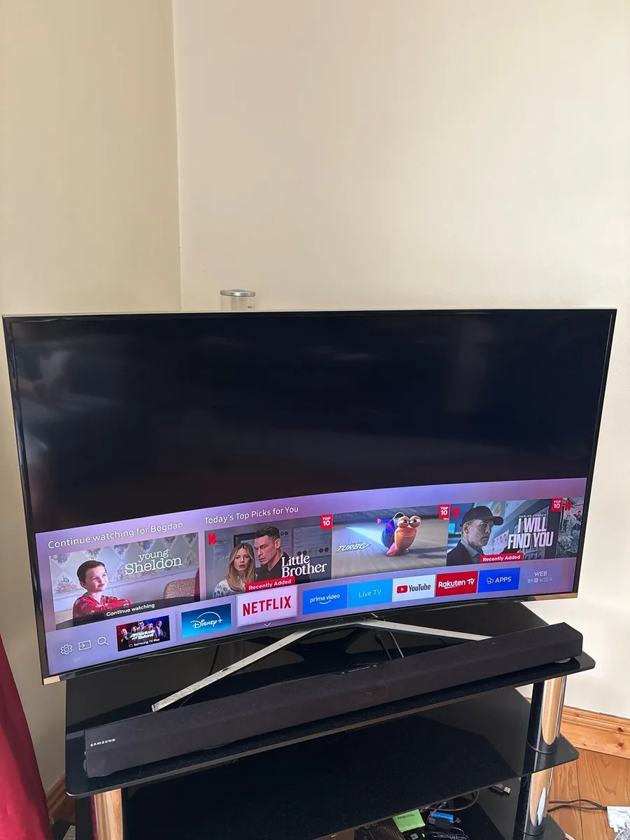 Samsung Curved 49”UHD 4k HDR Cristal Colour Smart - Image 1