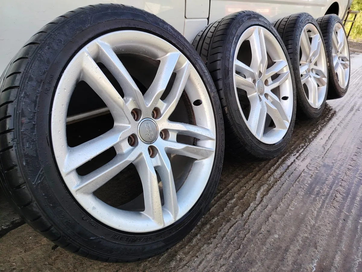 18" Audi S line alloy wheels - Image 1