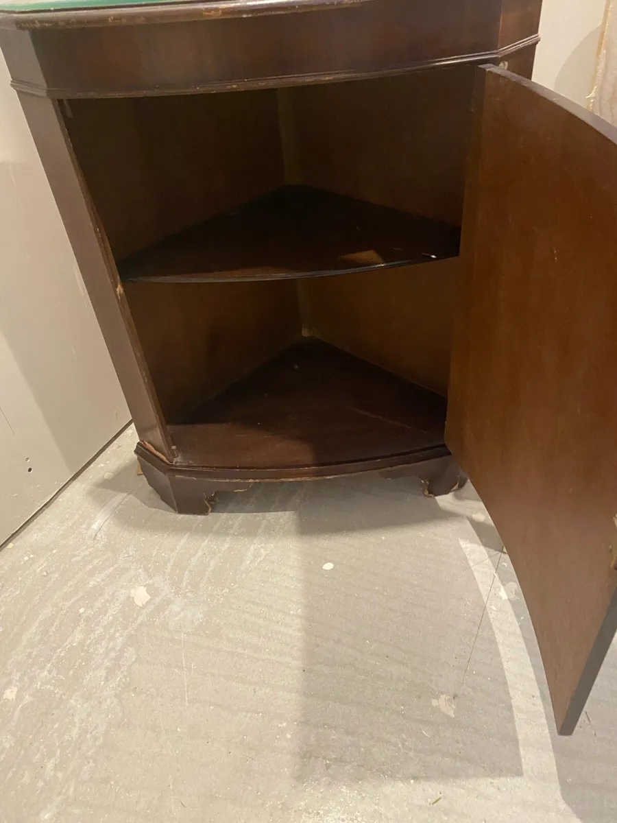 Wooden Corner Storage Cabinet - Image 2