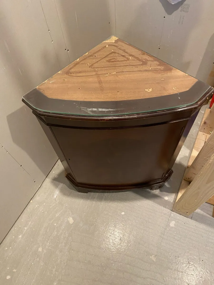 Wooden Corner Storage Cabinet - Image 3