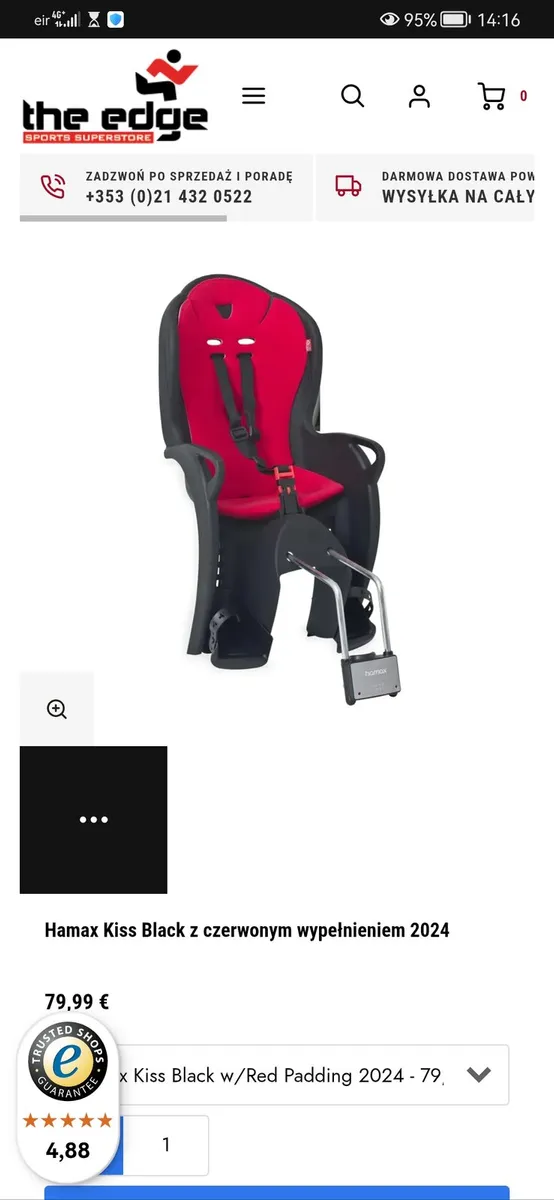Bike child seat - Image 2