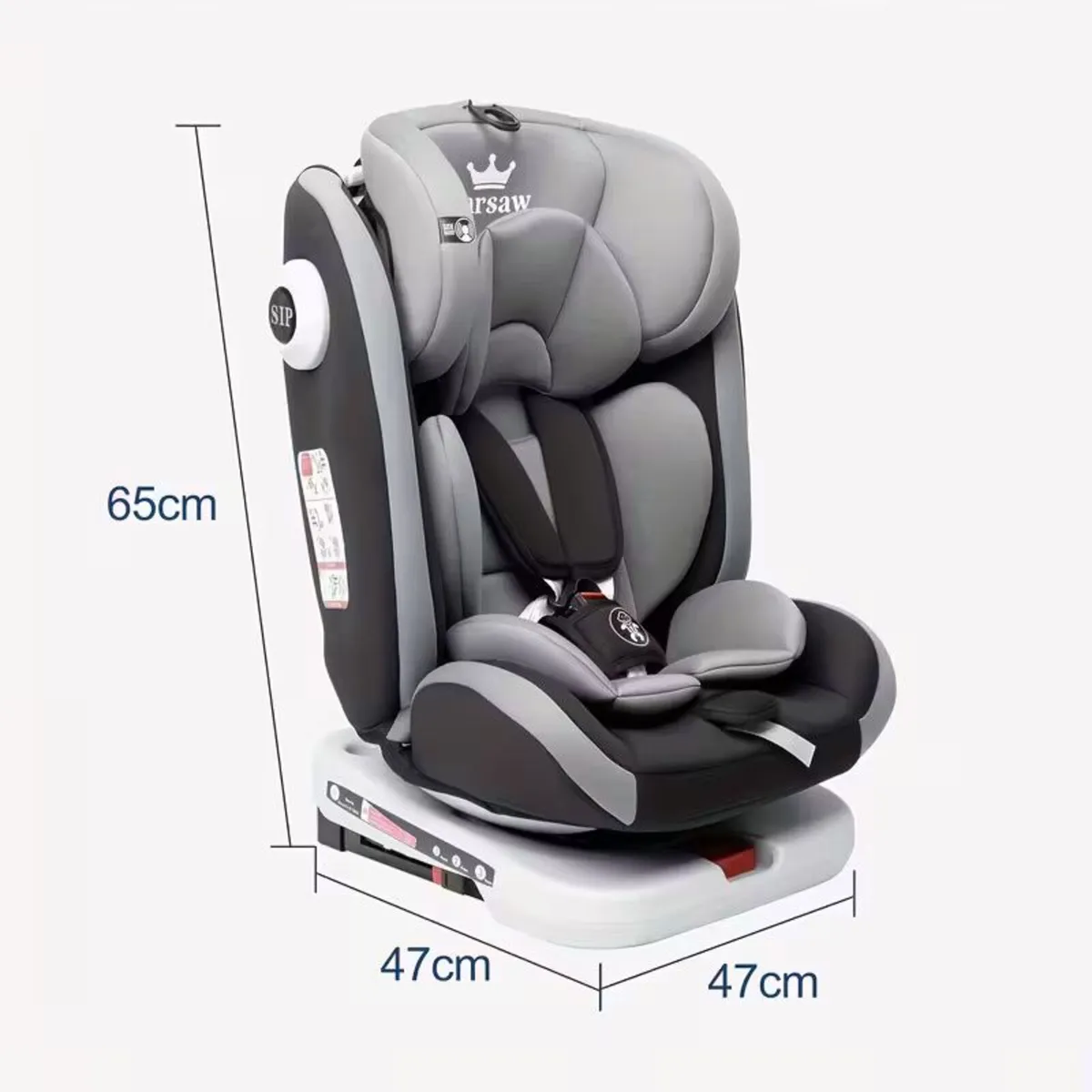 Baby Car Seat Child Seat 360° Rotatable Group - Image 3