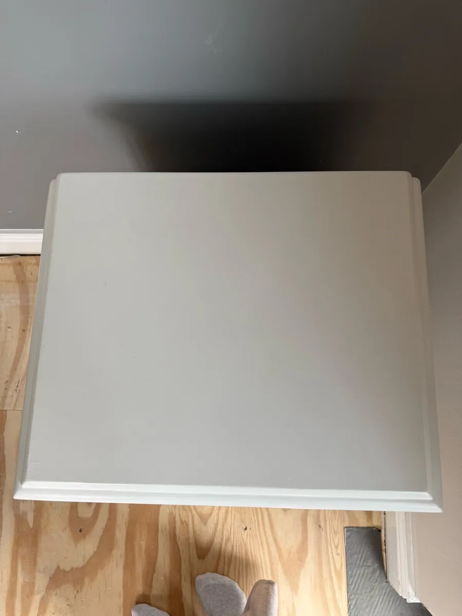White 3-Drawer Bedside Cabinet / Chest of Drawers - Image 4