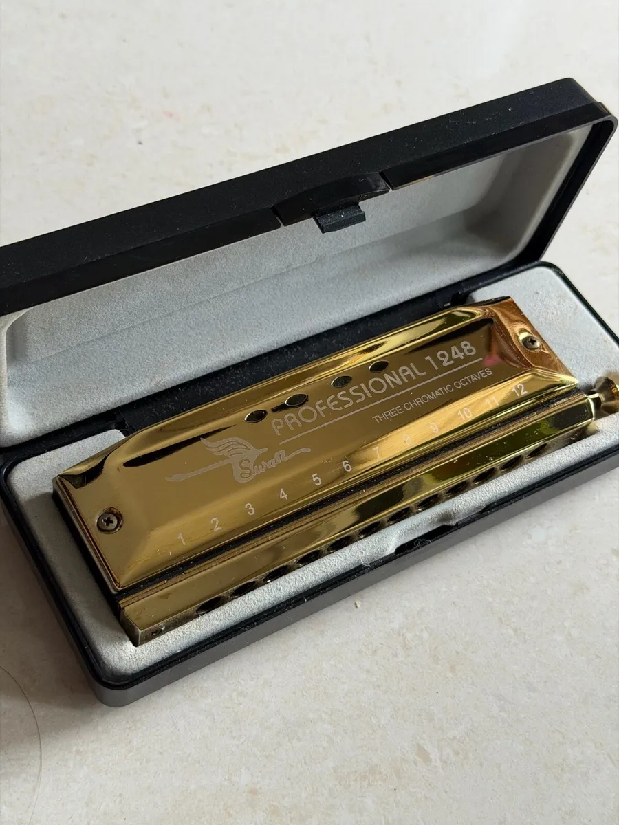 Swan professional 1248 chromatic harmonica - Image 2