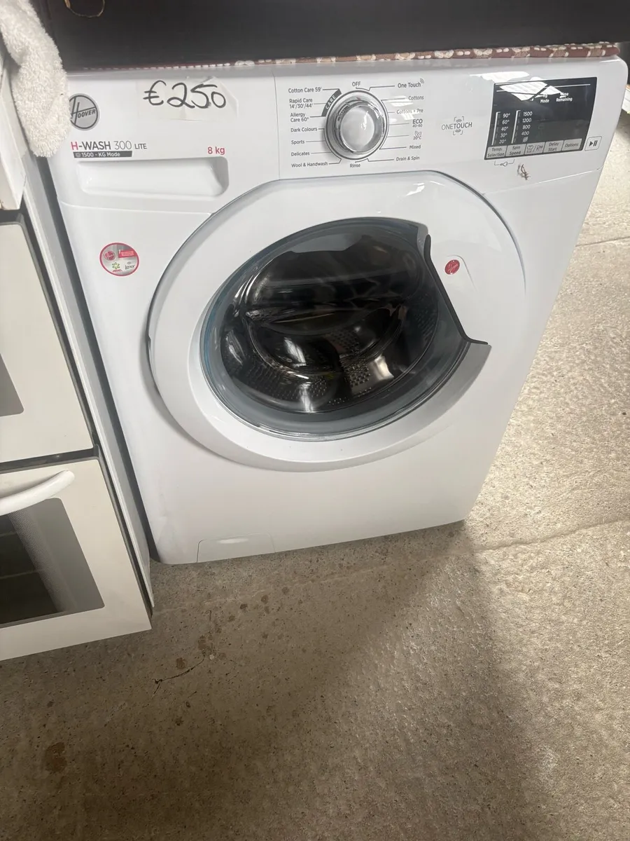 8kg Hoover washing machine - Image 1