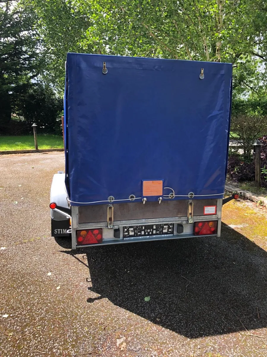 Light Trailer with cover Double axle - Image 4