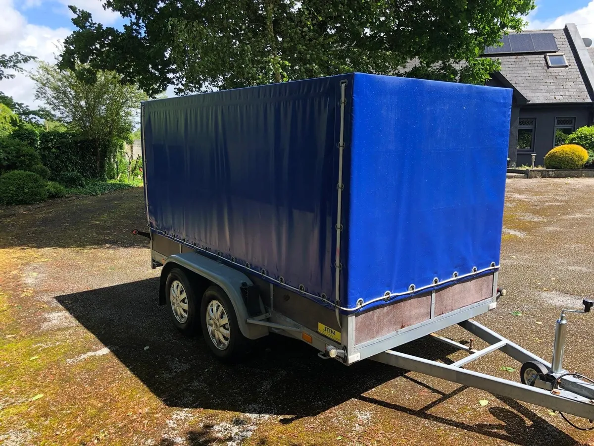 Light Trailer with cover Double axle - Image 2