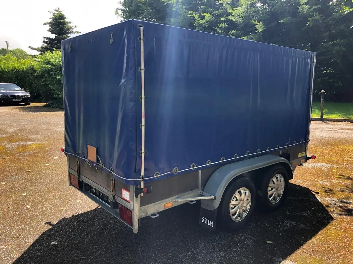 Light Trailer with cover Double axle - Image 3