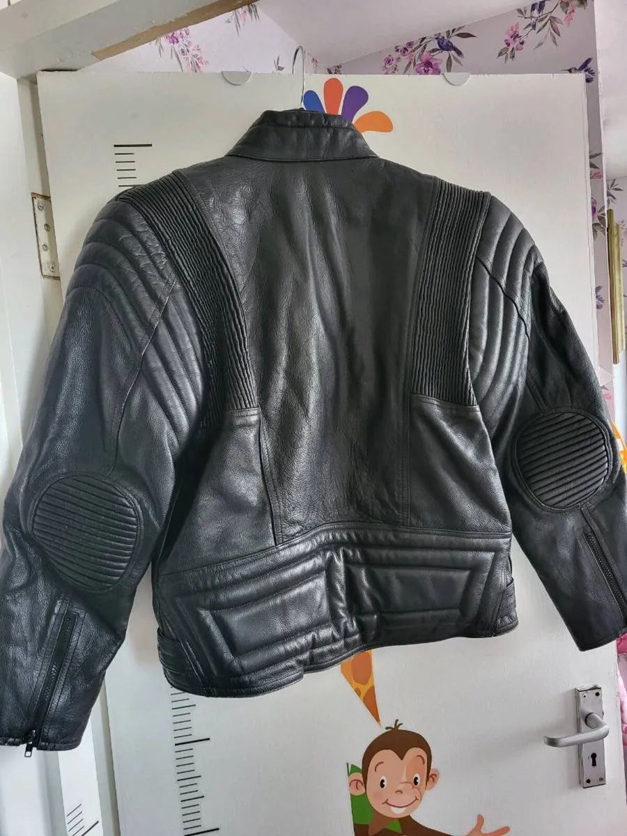 Motorcycle leather jacket - Image 2