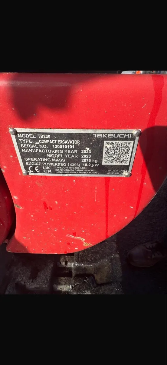 Takeuchi Tb230 - Image 2